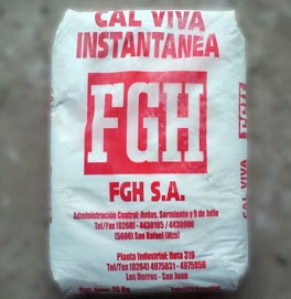 bolsa de cal viva fgh