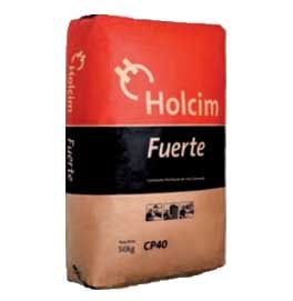 bolsa de holcim fuerte de 50 kg.